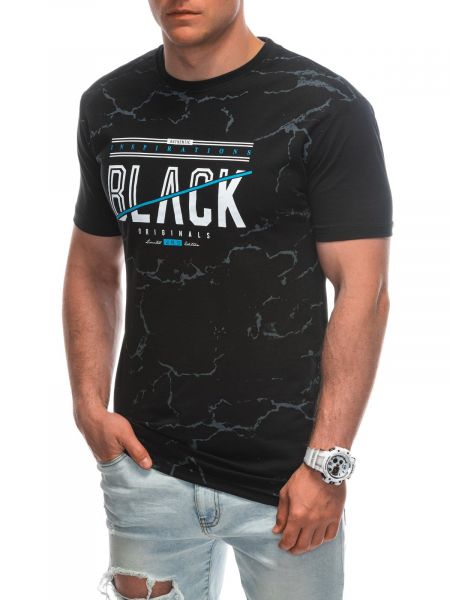 Marškinėliai Edoti juoda