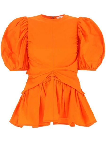 Peplum bluse Cecilie Bahnsen orange