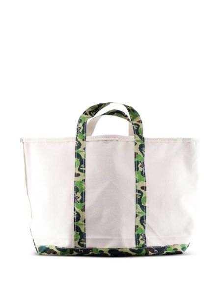 Shopper handtasche mit print mit camouflage-print Saint Mxxxxxx