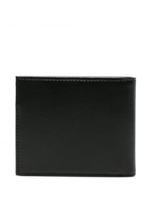 Kožená peněženka s potiskem Emporio Armani černá