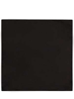 Hedvábný šál s kapsami Giorgio Armani černý