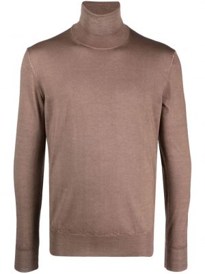 Sweter wełniany Altea brązowy