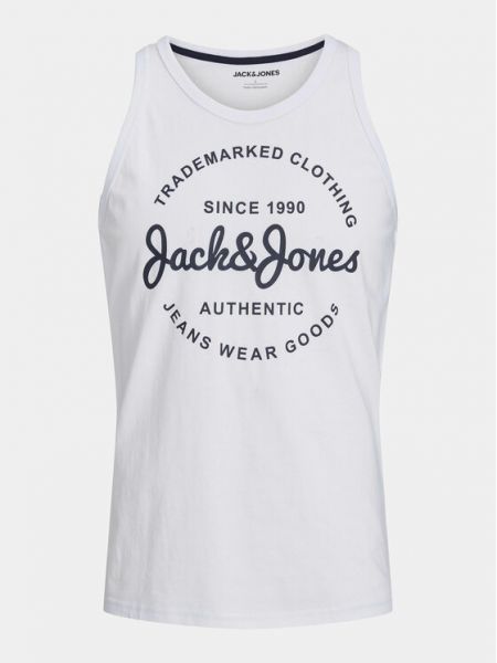 Priliehavé tričko Jack&jones biela