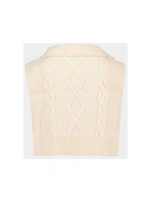 Sweter z okrągłym dekoltem A.p.c. beżowy
