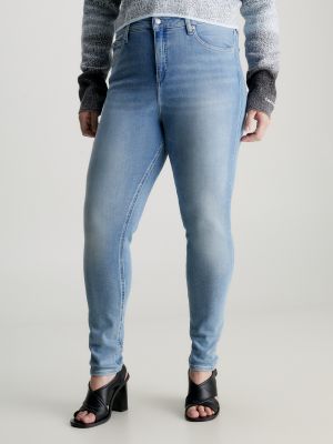 Skinny fit džinsi Calvin Klein Jeans zils