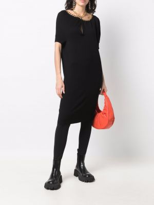 Černé pletené šaty Junya Watanabe Comme Des Garçons Pre-owned