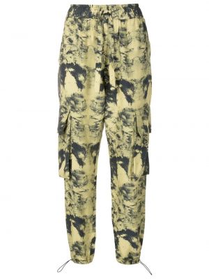 Kalhoty s potiskem z modalu s abstraktním vzorem Uma | Raquel Davidowicz