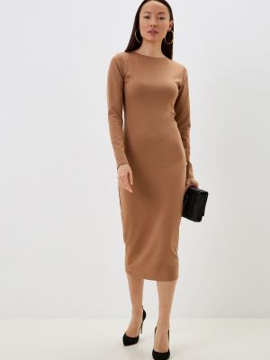 Платье-карандаш Malaeva коричневое