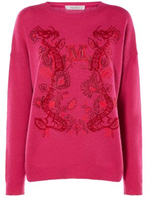 Kašmírový vlněný svetr s výšivkou Max Mara