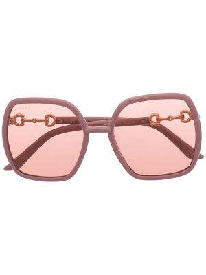 Oversized glasögon Gucci Eyewear rosa