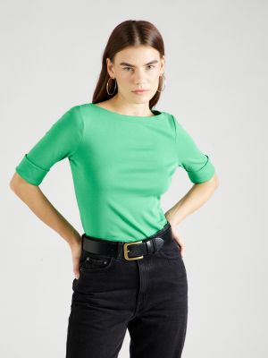 Tricou slim fit Lauren Ralph Lauren verde