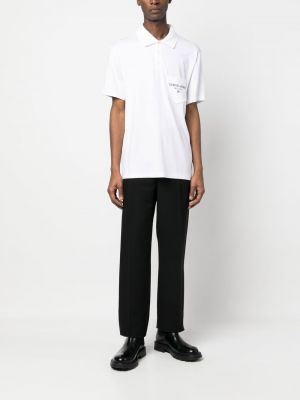 Polo krekls ar kabatām Giorgio Armani balts