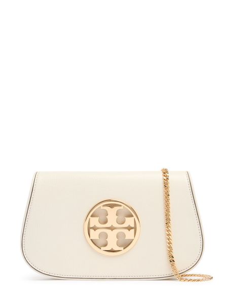 Læder farvet taske Tory Burch