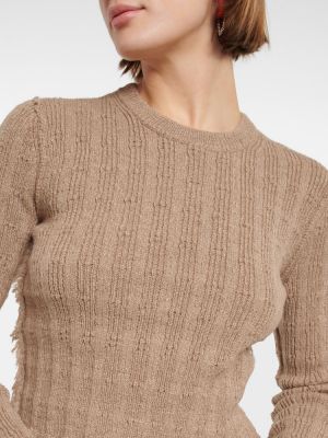 Jersey de lana de tela jersey Acne Studios marrón