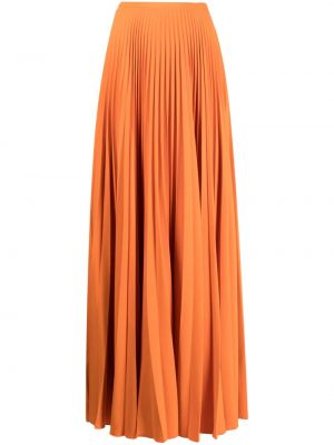 Plisované dlouhá sukně Solace London oranžové