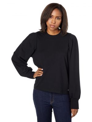 Пуловер с пышными рукавами Calvin Klein черный