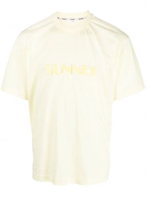 Tričko s potlačou Sunnei žltá