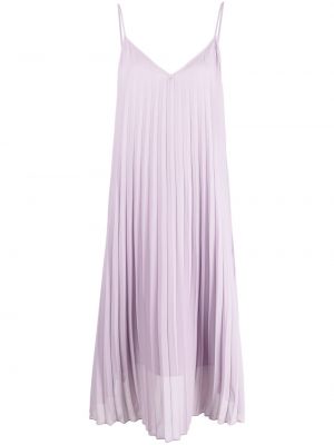 Плисирана миди рокля Essentiel Antwerp виолетово