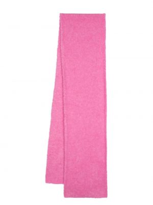Růžový pletený šál Essentiel Antwerp