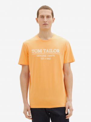 Tricou polo Tom Tailor portocaliu