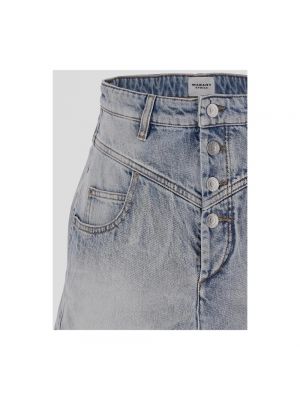 Pantalones cortos vaqueros de algodón Isabel Marant étoile azul