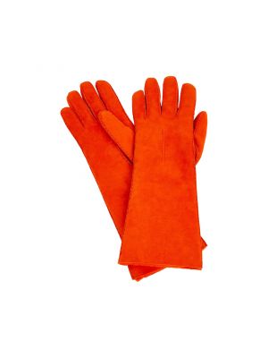 Kenzo Перчатки из овчины Темно-оранжевый