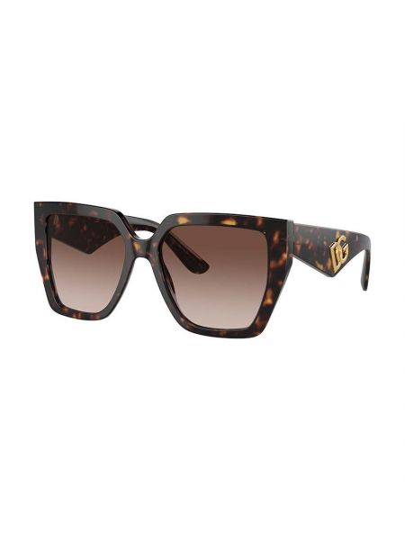 Коричневые очки солнцезащитные Dolce & Gabbana