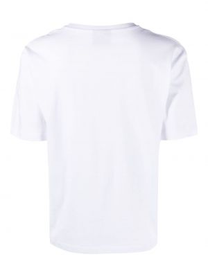 Bavlněné tričko s potiskem Joshua Sanders bílé