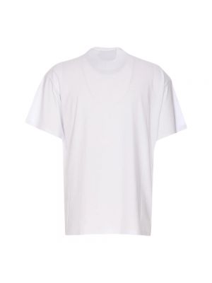 Camisa vaquera de cuello redondo Versace blanco