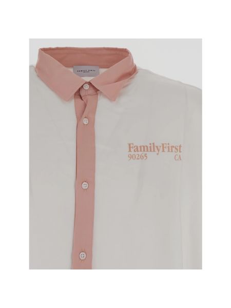 Camisa de viscosa Family First rosa
