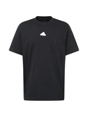 Тениска бродирана Adidas Sportswear черно