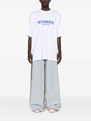 Bootcut jeans Vetements blau