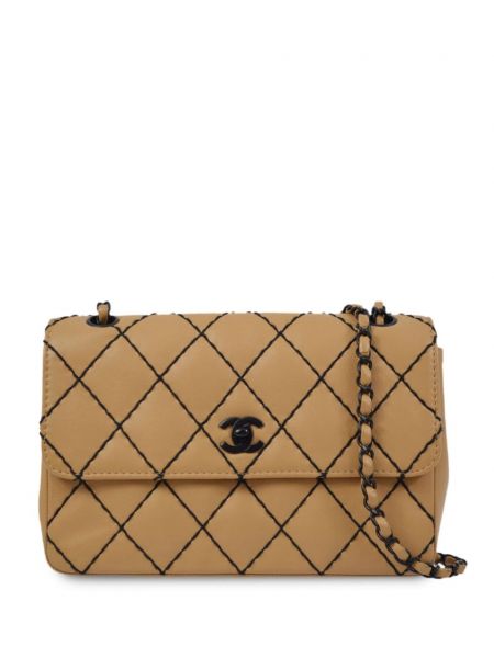 Klasična torbica za čez ramo Chanel Pre-owned bež