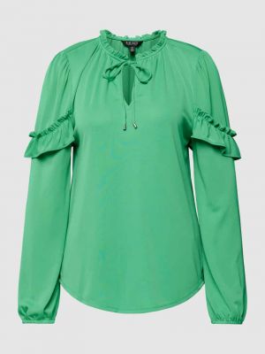 Bluzka Lauren Ralph Lauren zielona