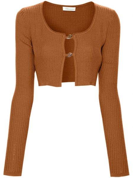 Cardigan en tricot Blumarine marron