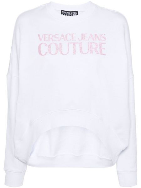 Bombažna jopa s potiskom Versace Jeans Couture