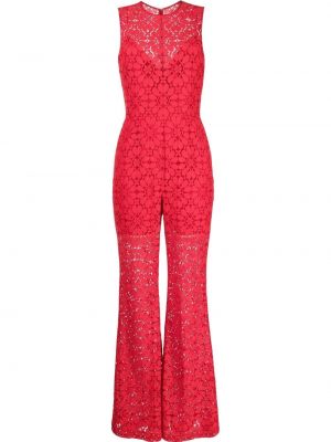 Ολόσωμη φόρμα με δαντέλα Elie Saab κόκκινο