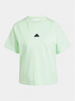 Priliehavé tričko Adidas zelená