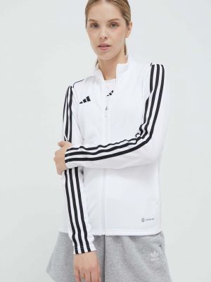 Суитчър с апликация Adidas Performance бяло