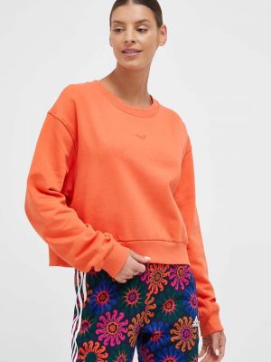 Bluza bawełniana Roxy pomarańczowa