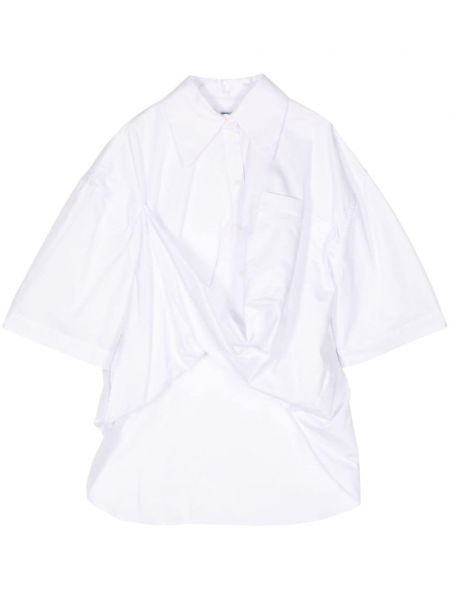 Памучна риза Litkovskaya бяло