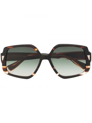 Okulary przeciwsłoneczne oversize Gigi Studios brązowe