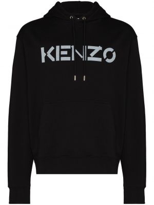 Sudadera con capucha con estampado Kenzo negro