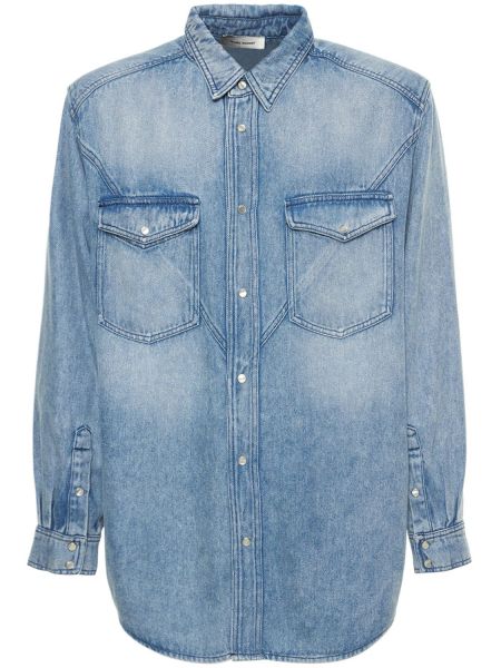 Camisa vaquera lyocell Marant azul