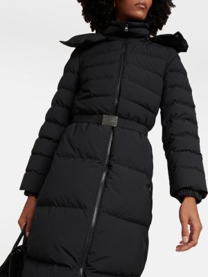 Πουπουλένιο παλτό Burberry μαύρο
