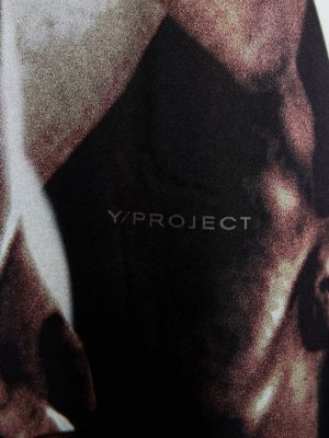 Макси рокля без ръкави с принт от джърси Y Project