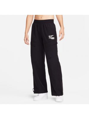 Pantalones de chándal con trenzado Nike negro