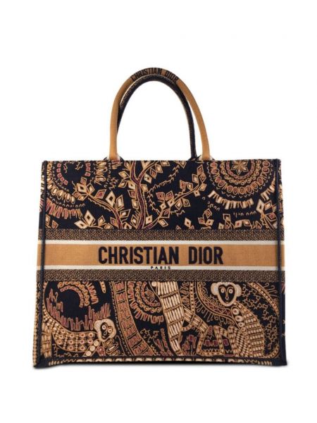 Shopper large Christian Dior Pre-owned bleu