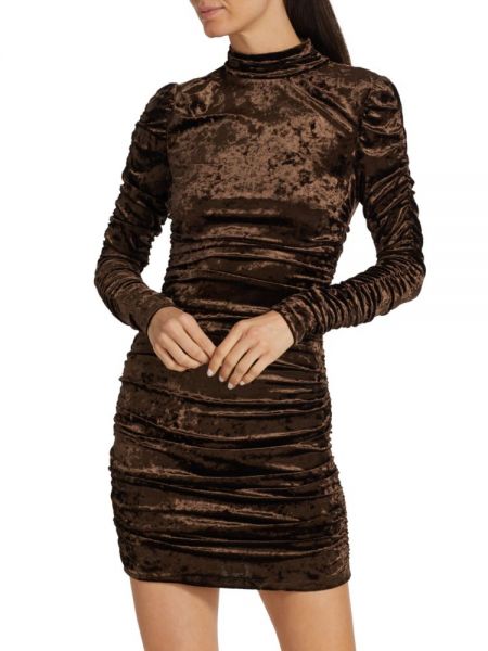 Бархатное платье мини Ronny Kobo