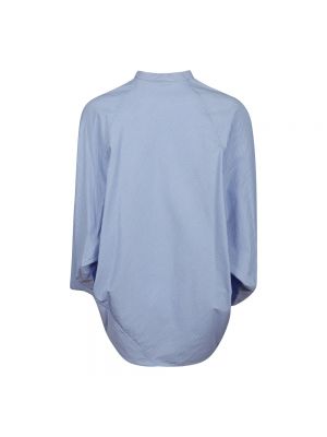 Koszula bawełniana w paski Aspesi niebieska